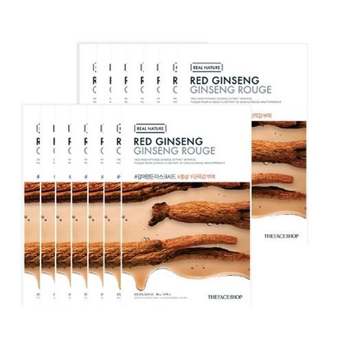 AgelessBeauty3000.com THE FACE SHOP | REAL NATURE Face Masks #Red Ginseng
