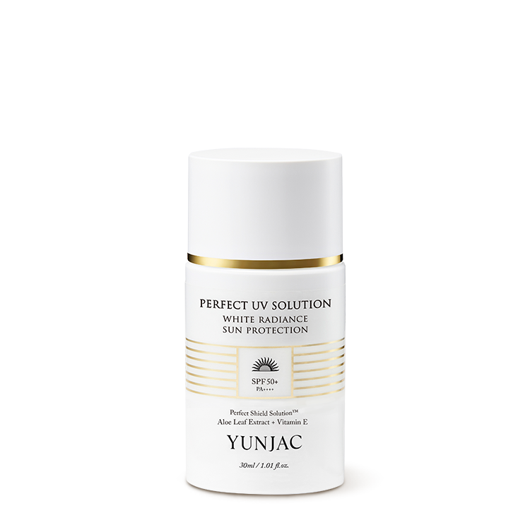 AgelessBeauty3000.com YUNJAC | PERFECT UV SOLUTION White Radiance Sun Protection SPF 50+