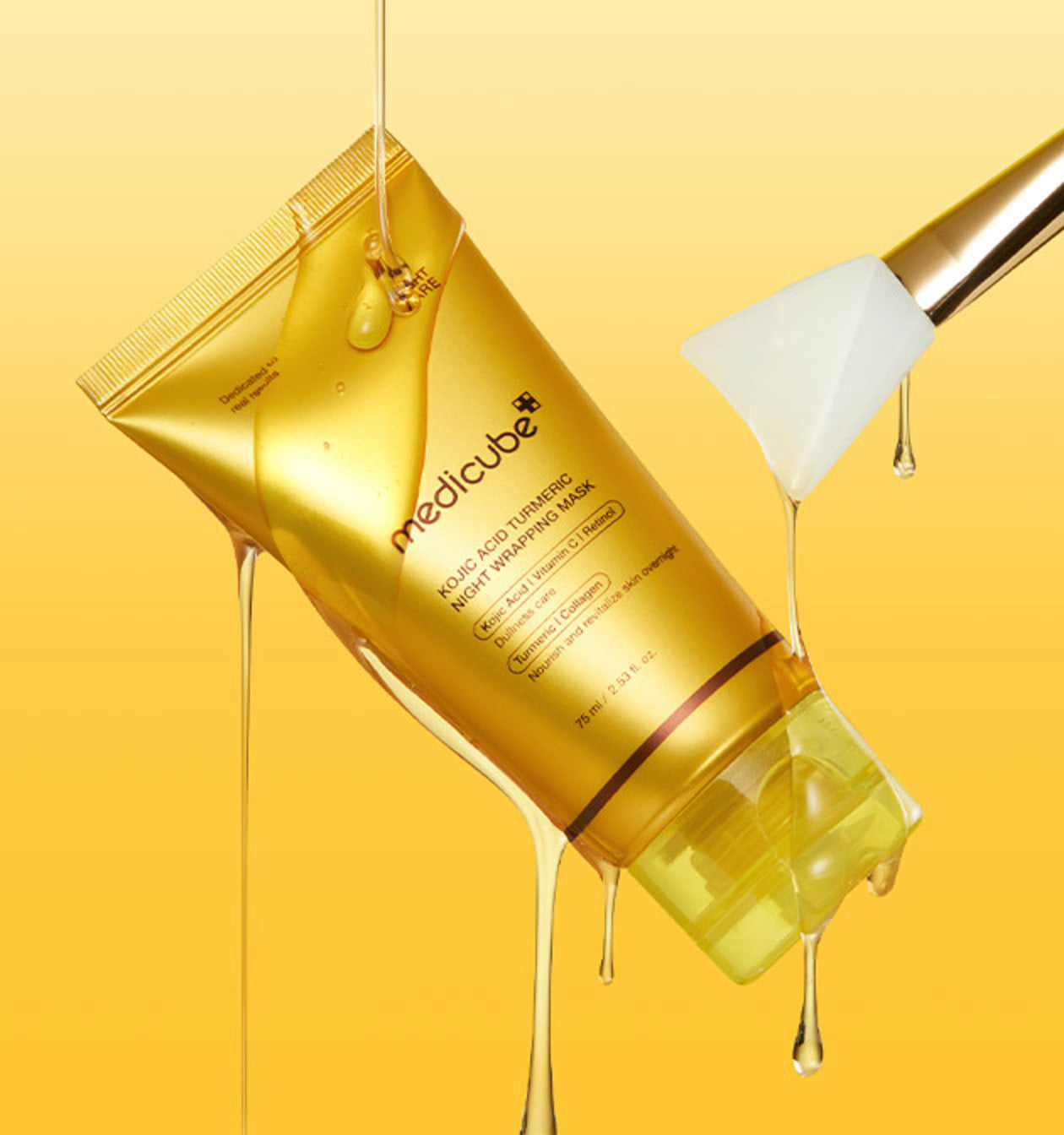 AgelessBeauty3000.com medicube | Kojic Acid Turmeric Night Wrapping Mask