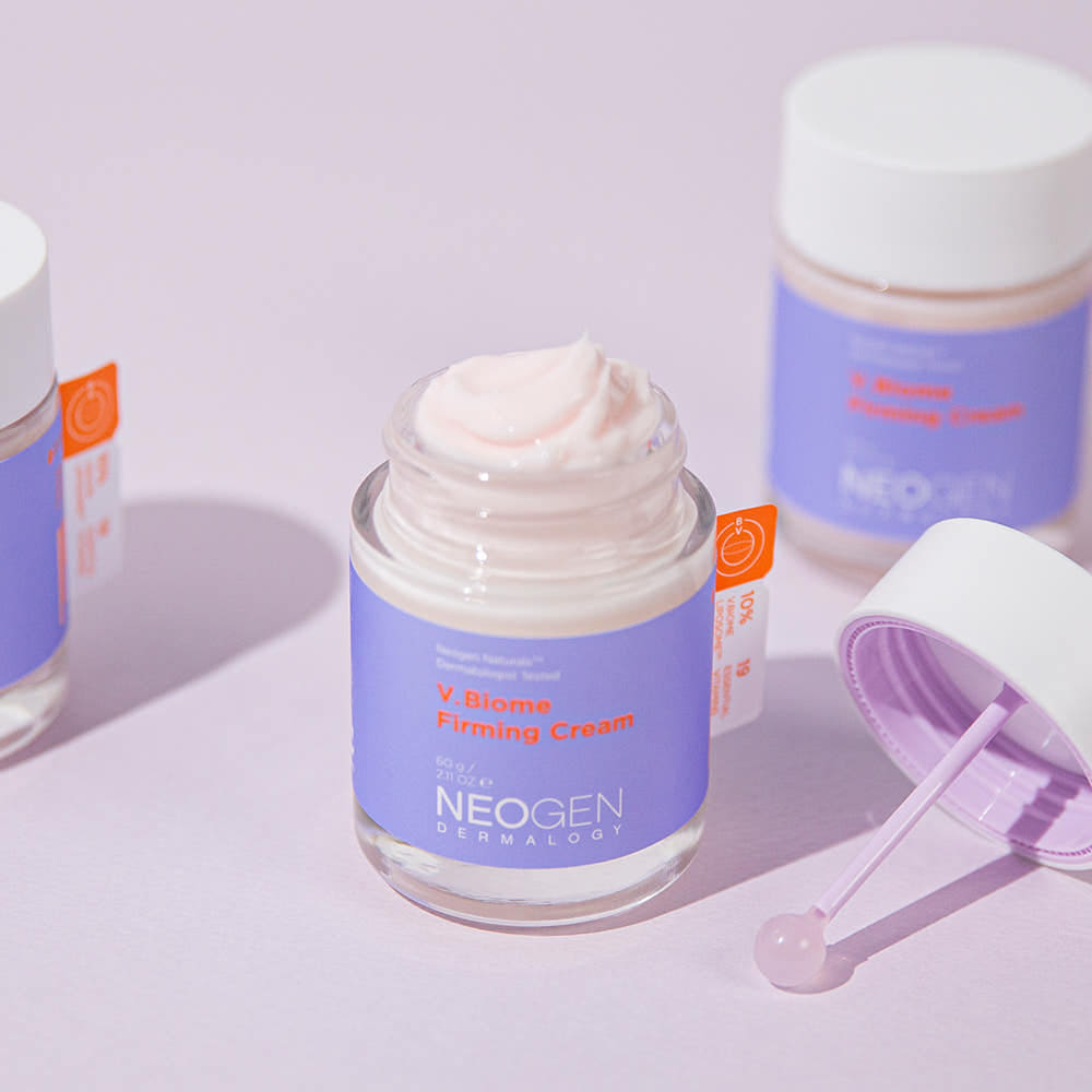 Neogen Dermalogy V Biome Firming Cream jar on a white background AgelessBeauty3000.com NEOGEN Dermalogy | V.Biome Firming Cream