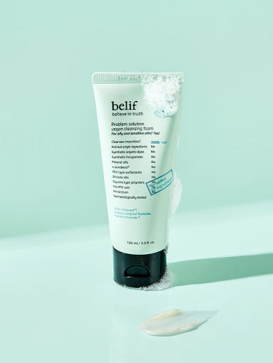 AgelessBeauty3000.com belif | Problem Solution Vegan Cleansing Foam