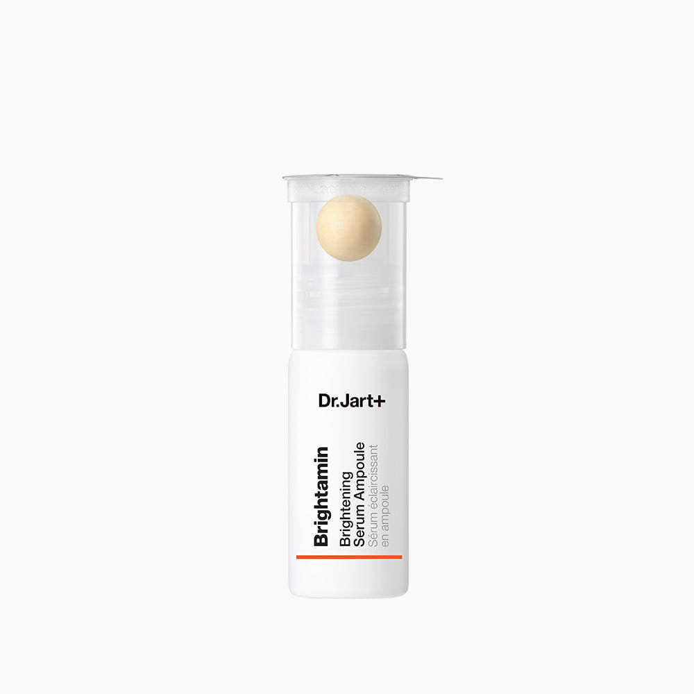 Dr. Jart+ Brightskin Brightening Serum Ampoule on a white background AgelessBeauty3000.com Dr. Jart+ | Brightamin Brightening Serum Ampoule