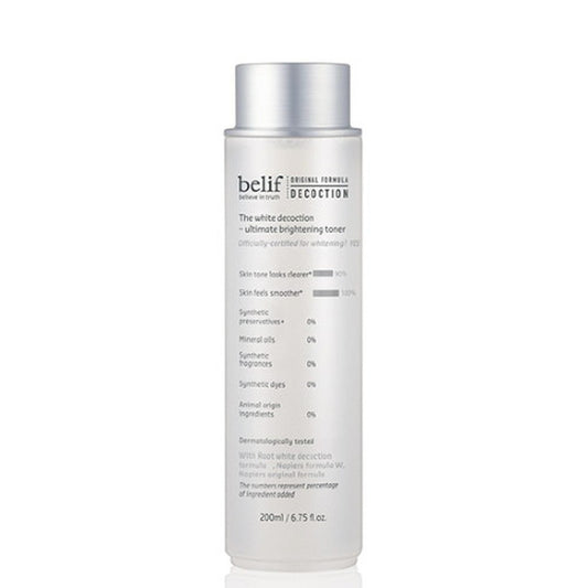 AgelessBeauty3000.com  belif |  The White Decoction Ultimate Brightening Toner