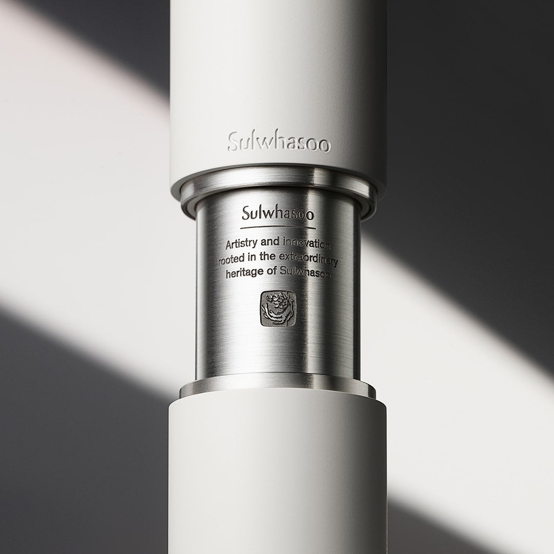 AgelessBeauty3000.com  Sulwhasoo | The Ultimate S Serum   Sulwhasoo cosmetic product with branding on a gray background