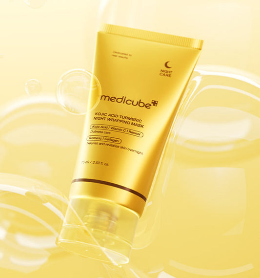 AgelessBeauty3000.com   medicube |  Kojic Acid Turmeric Night Wrapping Mask