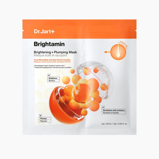 AgelessBeauty3000.com  Dr.jart+  |   Brightamin Brightening and Plumping Face Masks