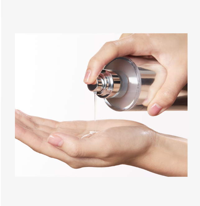 IOPE skincare product bottle on a gray background  AgelessBeauty3000.com  IOPE  |   XMD STEM III Clinical Recovery Softner
