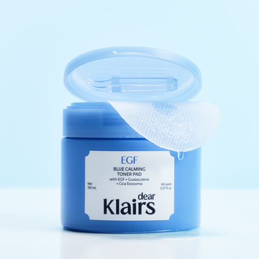 AgelessBeauty3000.com  KLAIRS | EGF Blue Calming Toner Pads