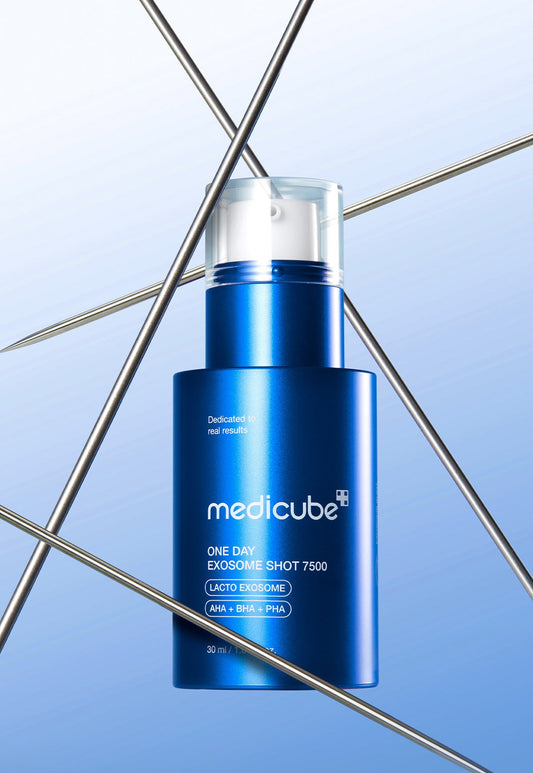AgelessBeauty3000.com medicube | One Day Exosome Shot Pore Ampoule 7500